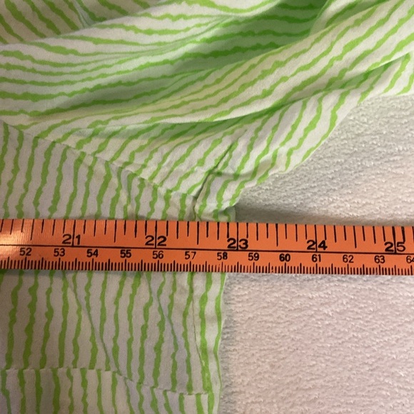 FDJ Green & White Button-Up Blouse - Picture 6 of 8